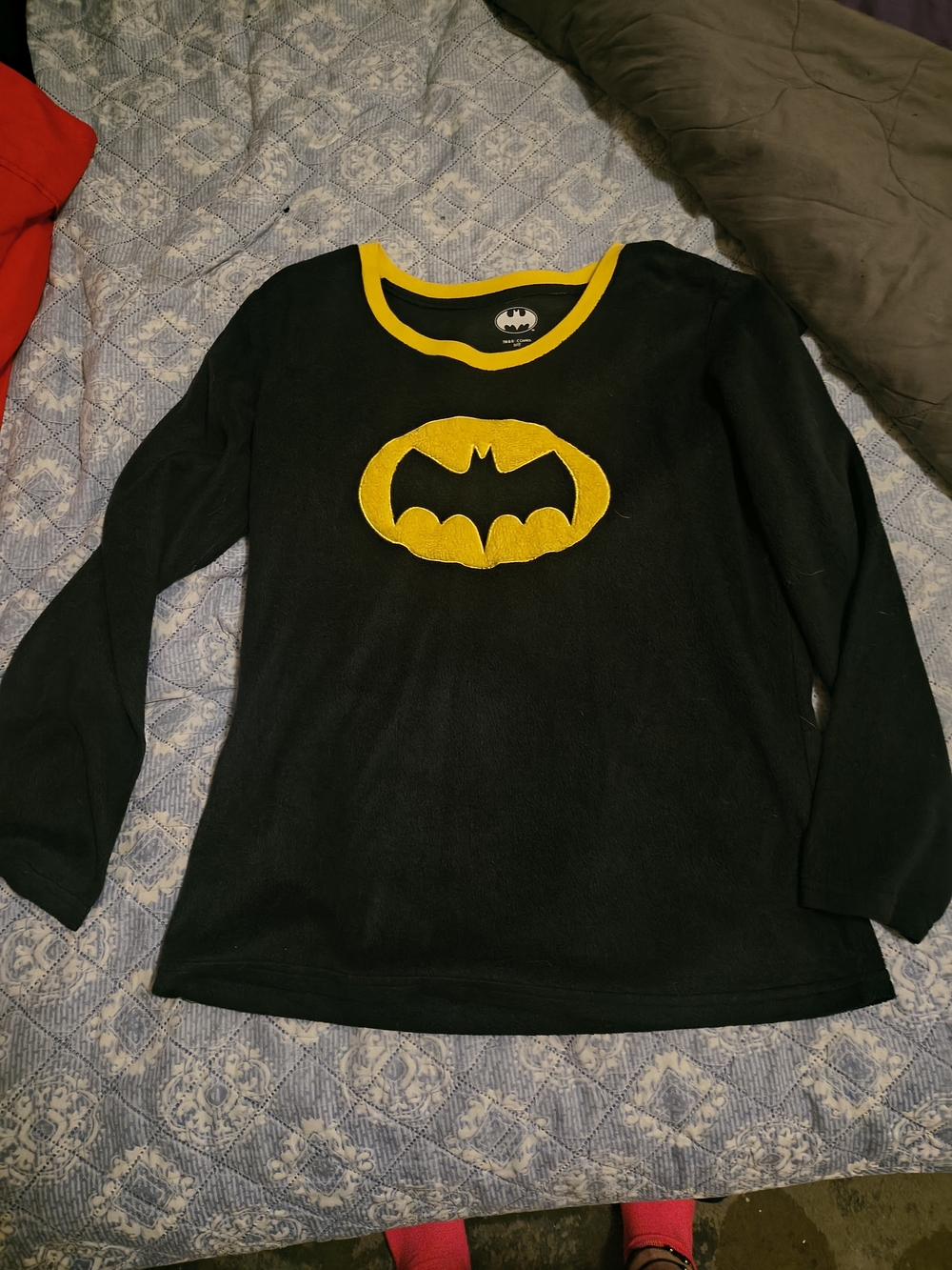 Batman Black Shirt with Yellow Trim and Logo